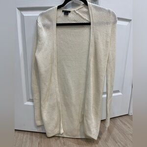 Theory Cotton/ Cashmere Open Cardigan